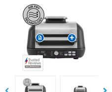 Ninja Foodi MAX Pro Health Grill, Flat Plate & Air Fryer AG651UK