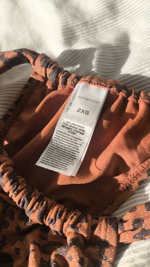 BNWT Primark x Paula Echevarria Leopard Bikini Bottoms Size 2XS