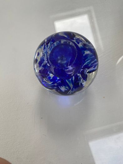 Vintage glass paperweight