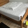 4ft 6 double solid pine bed Image 2