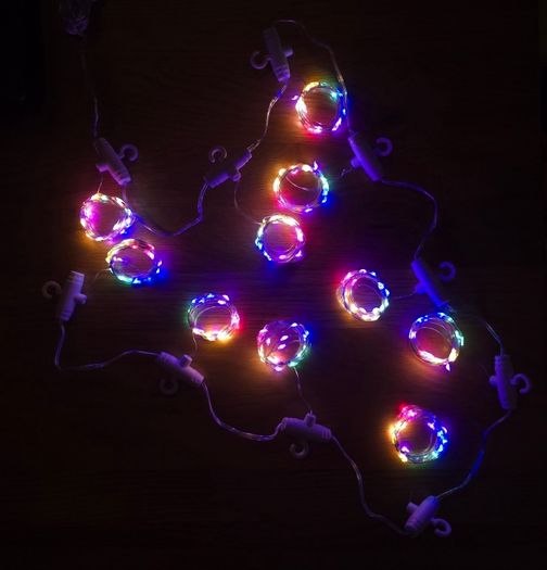 LED Christmas curtain lights