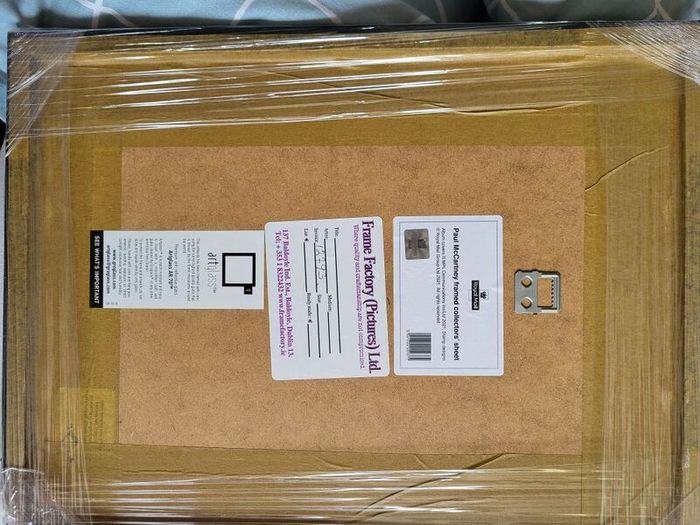 Paul McCartney limited edition framed Royal Mail Stamp collection