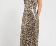 Leopard print dress