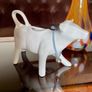 Whiteware Cow Milk Jug or Cream Pourer Newbridge Silverware Image 2