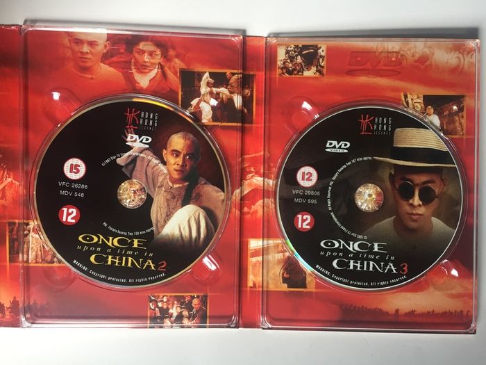 Once Upon A Time In China (Trilogy Boxset) Jet Li [DVD Digipack 3xMovies]