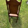 A charming pair of late Victorian carved oak Hall chairs richly modelled,  Cirka 1890's. Image 10