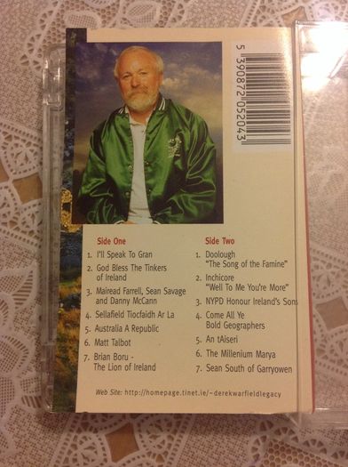 Derek Warfield.  Legacy of the Famine.  Cassette Tape.