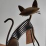 Too arts Cat, Iron Sculpture Home Decor Image 9