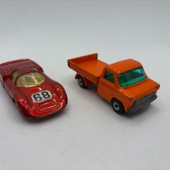 Vintage Matchbox Super Fast Ford Transit and Porsche 910