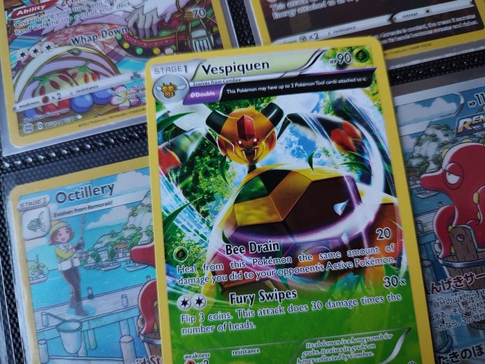 Vespiquen ! Full Art ! Non Holo Rare ! Ancient Origins Set ! 2015 ! Pokemon Card ! TCG !
