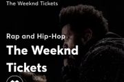 The Weeknd seated tickets