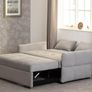 Chelsea Silver Fabric Sofa Bed Image 4