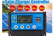 Solar Charge Controller 10A LCD Dual USB