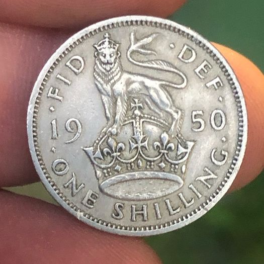 1950 One Shilling George VI