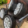 16 inch Volkswagen Alloys with tyres fitted 5x112 Image 6