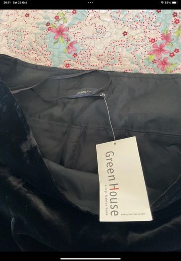 skirt Bnwt velvet skirt Aline size 38 10/12
