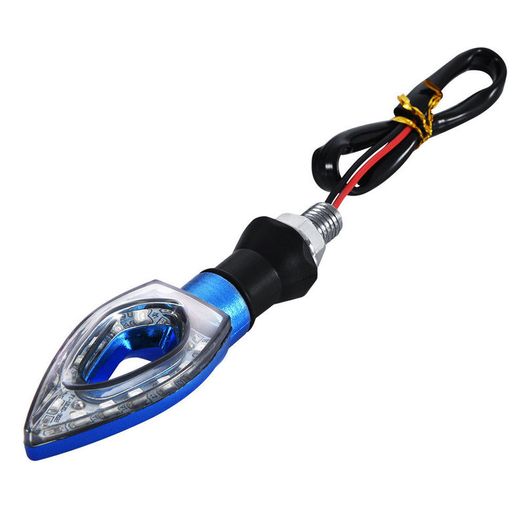 2x 12V BLUE Motorcycle Indicators Turn Signal Light