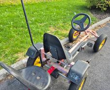 2 Seat Pedal go-kart with tipping trailer.