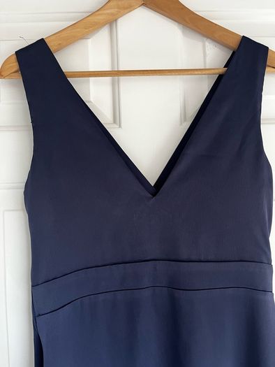 Folkster navy blue A-line dress