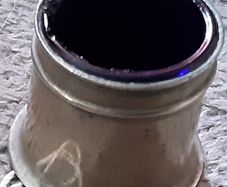 vintage collectable silver ink well