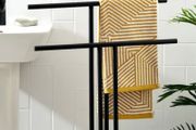 Black Towel Rail