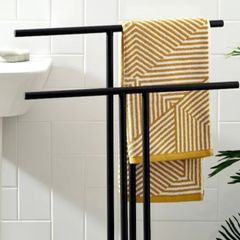 Black Towel Rail