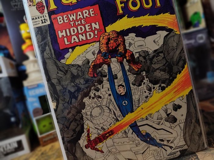 Fantastic Four ! Issue #47 ! by Stan Lee and Jack Kirby !! 1st App of Maximus the Mad ! 1st App of the Great Refuge Aka Attilan ! Silver Age Comic from 1966 ! by Marvel !