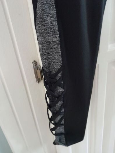 Leggings Black with Grey