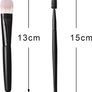 Make up Brush Set 20 PCs Professional Face Eyeliner for Foundation Blush Concealer Eyeshadow with Travel Black Image 6