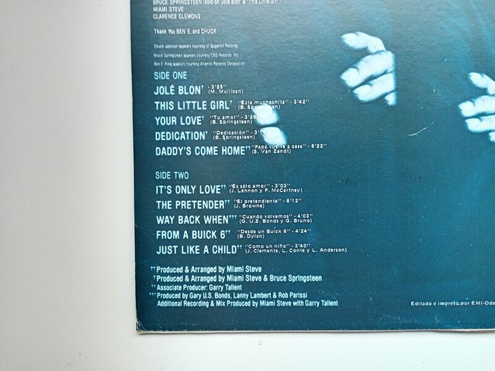 Gary Us Bonds  Dedication  Album 1981