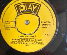 Sandie Jones and The Dixies, Ceol An Ghra, Irish 1972 Eurovision, Showband interest