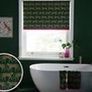 Blackout Bathroom Roller Blind with Cheetah Print 90WX160D Image 3