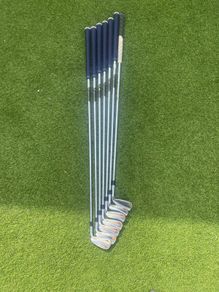 Wishon 555M forged Japanese bladed irons + 50 degree jaws raw Callaway wedge