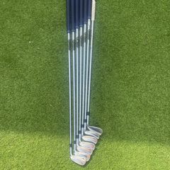 Wishon 555M forged Japanese bladed irons + 50 degree jaws raw Callaway wedge
