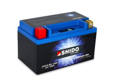 Shido LTX14-BS 12V 4AH Lithium Ion Battery
