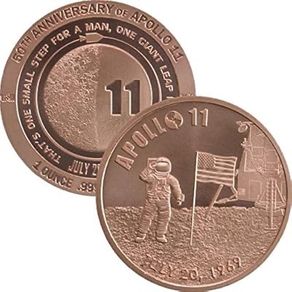 1 oz Copper Round Bullion Not Bits Safety In Numbers Series