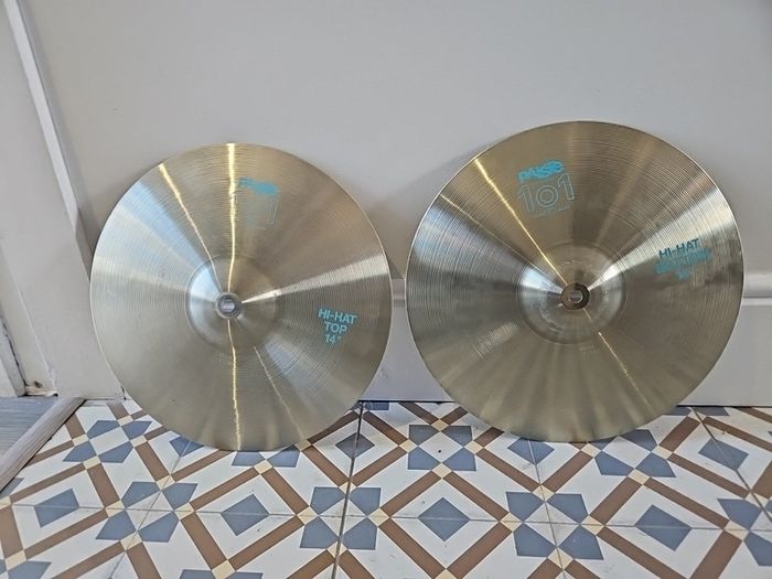 Paiste 101 14inch hi hat cymbals