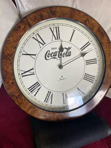 Vintage Art Deco Style Coca Cola Clock