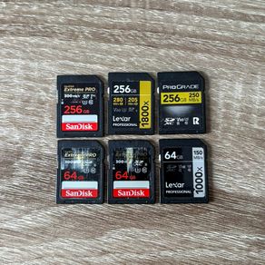 Professional Camera SD Card Bundle - SanDisk Extreme Pro, Lexar & ProGrade UHS-II V90/V60 Canon Sony Video Photography