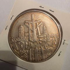 1990 1 oz silver 100000 zlotych coin