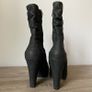 Black Leather Ankle Boots Image 3