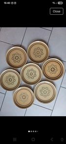 7 Honeycomb by Franciscan England for Interpace