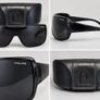 Police S8178 Vintage Shield Sunglasses with Case Image 2