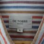 Octobre Editions Mens Large Striped Linen Blend Shirt Image 3