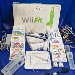 Nintendo Wii Console  Wii Fit Board  UDraw Tablet  9 Games  Complete Full Bundle  Working