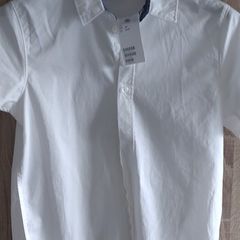 White shirt short sleeve 10/11 years old new
