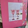 Pink Wine Glasses Pair - Rosa Belle Image 6