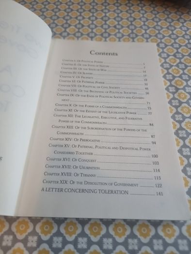 Two Treatises of Government and A Letter Concerning Toleration
