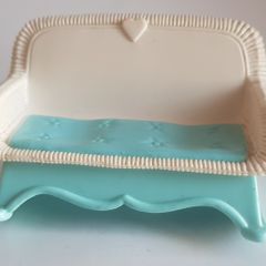 Vintage Fisher Price Dollhouse Rocking Couch