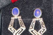 Silver earrings